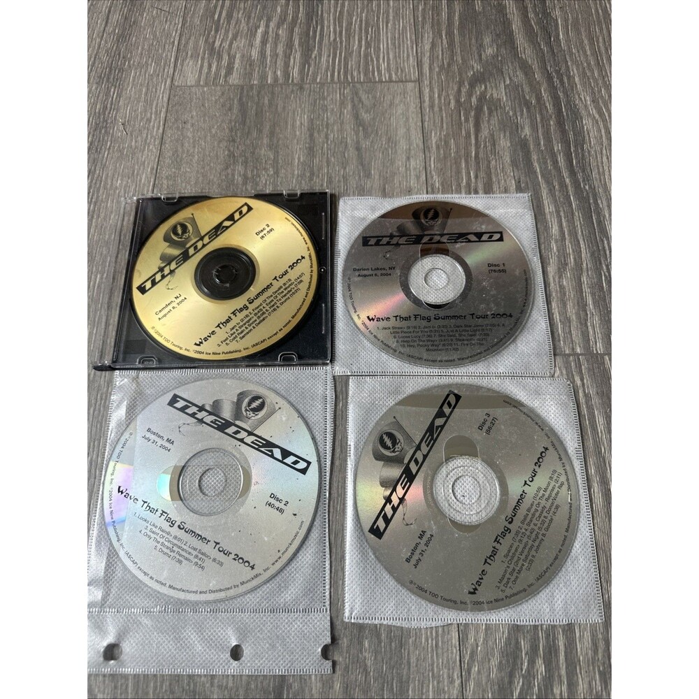 Grateful Dead CD lot of 4 - Wave The Flag Summer Tour 2004